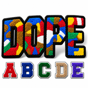 Custom Outdoor Embroidery <b>Patches</b> Iron On Chenille Fabric Badges Hook and Loop Clothing <b>Patches</b> for Jackets Hats Bags <b>Backpacks</b> - Product Image 6