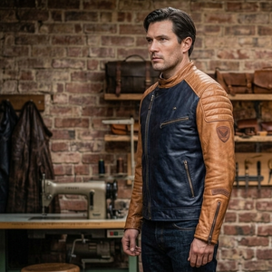 Chaqueta de Cuero para Hombre, Diseño Moderno, Nueva Colección, Chaqueta de Cuero PU, Chaqueta de Cuero Vacuno de Primera Calidad - Product Image 5