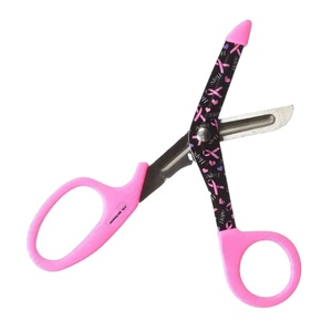 Ciseaux chirurgicaux en acier inoxydable, instruments médicaux, avec poignée en plastique souple imprimée à motif infirmier - Product Image 1