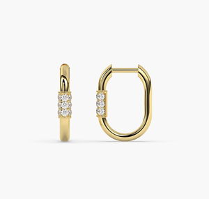 Elegantes Pendientes de Diamantes de Laboratorio con Corte Brillante Redondo, Chapados en Oro de 14 Quilates, Certificados por IGI, para Mujer, Regalo, Joyería de Boda - Product Image 4