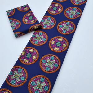 Tissu en coton 100% de haute qualité, imprimé africain ghanéen, motif authentique pour vêtements et artisanat pour filles - Product Image 1