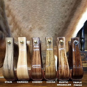 Étriers en bois faits à la main pour selles de cheval, repose-pieds d'équitation durables, support d'équitation robuste - Product Image 4