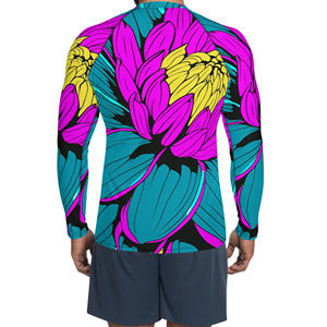 Camiseta de Compresión Rashguard para Hombre, Personalizada con Serigrafía de Alta Calidad, Secado Rápido, Transpirable, para Deportes Acuáticos, Venta al Por Mayor - Product Image 2