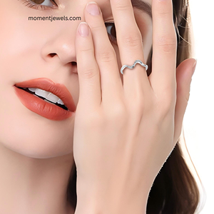 Anillo de Plata S925 con Incrustaciones de Circonio, Diseño Geométrico, para Mujer, Regalo para Bodas y Fiestas - Product Image 2