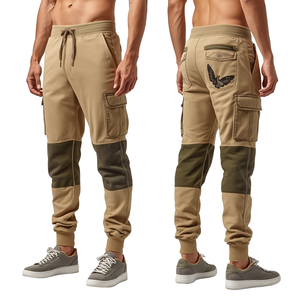 Pantalon de jogging de luxe pour homme, coupe ample, personnalisé, qualité supérieure, décontracté, OEM ODM - Product Image 3