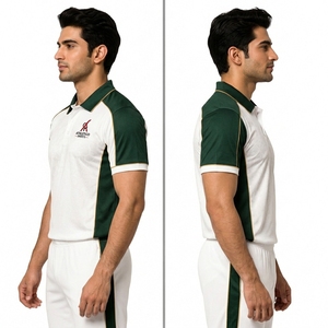 Uniforme de Cricket Personalizado con Doble Costura, Camiseta Deportiva Ligera, Transpirable, Antibacteriana y de Secado Rápido de Alta Calidad con OEM - Product Image 5