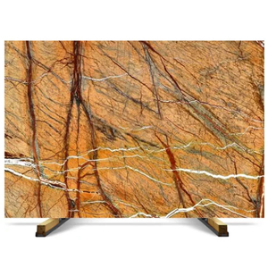 Dalles de marbre doré naturel de forêt tropicale de qualité supérieure pour comptoirs, revêtements de sol, murs et applications intérieures - Product Image 2