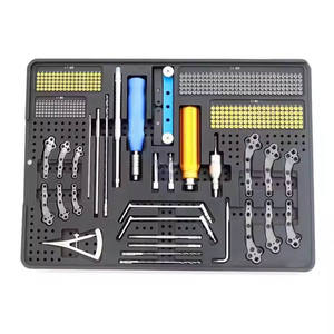 Juego de Implantes TPLO de Acero Inoxidable Dafinki 2.0/2.4/2.7/3.5mm, Instrumentos Multiaxiales AO, Placas Veterinarias con Bloqueo, Tornillos Surgiright - Product Image 3