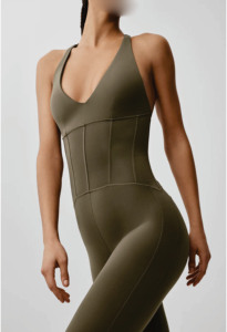 Conjunto de Yoga de Alto Rendimiento para Mujer, Sujetador Deportivo Elástico Suave y Leggings Transpirables, Ropa Deportiva para Gimnasio y Fitness - Product Image 4