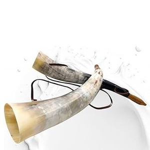 นกหวีดวัวเป่าไวกิ้งวัวแตรแกะสลักขนาดกลางเป็นมิตรกับสิ่งแวดล้อมออกแบบได้ตามต้องการ - Product Image 5