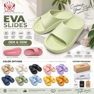 Sandalias EVA HAULING con Punta Abierta, Color Gris Sólido, Antideslizantes, para Interiores, Todas las Temporadas, Suela Impermeable para Interiores y Exteriores - Product Image 5