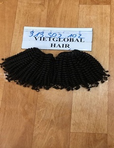 Cabello Humano Camboyano y Vietnamita al por Mayor, Rizado Pixie, Punta I - Product Image 6