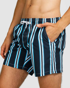 Shorts de surf pour hommes entièrement sublimés, design personnalisé 2026, tissu 100% polyester, poches latérales, shorts de bain surdimensionnés pour hommes - Product Image 5