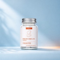 [FROM OREUM] Dentifrice solide pour voyage d'affaires, saveur mandarine de Jeju, 60 comprimés pour trousse de toilette personnelle, idéal pour les voyages