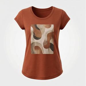 Polo tendance pour femme, coupe ajustée, manches courtes, personnalisable, motif uni, respirant, grande taille, décontracté - Product Image 1