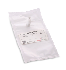 Bolsa de Muestreo de Gas PVF TECHINSTRO, Válvula Única, Hermética, Capacidad de 5 Litros, Grosor de Película de 2 Mil, Recolección y Almacenamiento Seguro de COV Reactivos - Product Image 2
