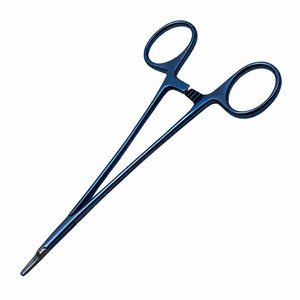 Titanium Delicate Touch Cardiovascular Needle <b>Holders</b> Dust Jaw 5-0 Suture RYDER-Type Jaws Straight ZETOMEDPRO - Product Image 1