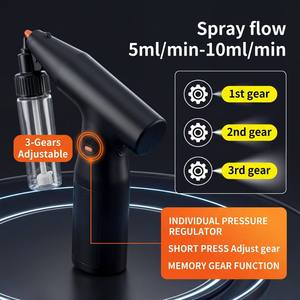 Pistolet de pulvérisation électrique portable LIONBOW pour la décoration de gâteaux, buse de 0,3 mm, rechargeable par USB, alimentation par gravité, commande tactile - Product Image 2