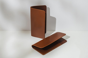 Carpeta de Cuero Genuino Vintage para Facturas de Restaurante, Carpeta para Recibos con Logotipo Personalizado, Fabricante de Libretas para Camareros LBH-0033 - Product Image 2