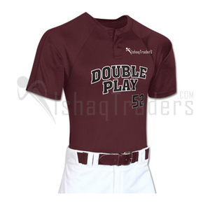 Maillot de baseball personnalisé vert unisexe 100% polyester respirant pour adulte, impression par sublimation - Product Image 2
