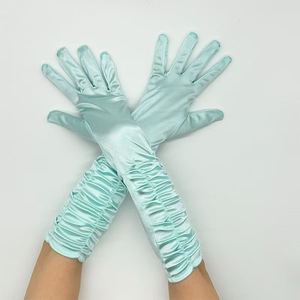 Gants longs froncés pour femmes, vente en gros d'usine, élégants pour opéra, mariage, soirée, performance scénique, cosplay, élastiques - Product Image 4