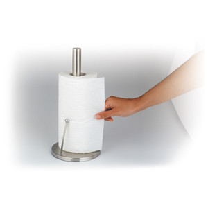 Portarotolo da Cucina Autoportante in Acciaio Inossidabile, Supporto per Carta Assorbente da Bancone - Product Image 2