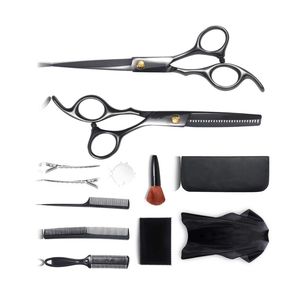 Hair Shears Set Modern Hair Salons Professional Barber Scissors Micro-Serrated Blades 2-Piece Cutter Tool - Product Image 2