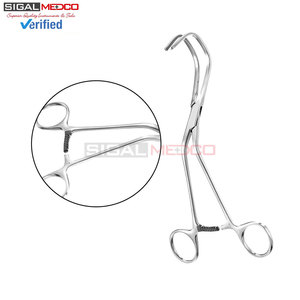 Pinzas Quirúrgicas Vascularizadoras Toracocardiovasculares, Pinzas Atraumáticas Curvas Manuales para Cirugía Cardíaca y Vascular - Product Image 5