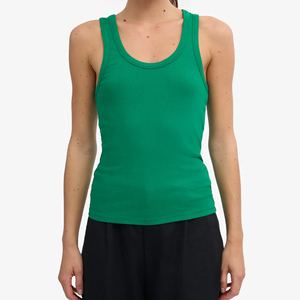 <b>Top</b> Women Fashion <b>Tank</b> <b>Top</b> Lace Tassel 100% Cotton O-Neck Casual Sleeveless Summer Outdoor Fitness Wear - Product Image 2