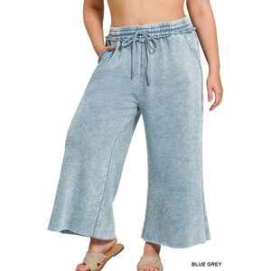 Custom Heavyweight Acid Wash Gym Joggers Cotton Sweat Pants Logo Embroidery Winter Streetwear <b>Oversize</b> <b>Sweatpants</b> - Product Image 1