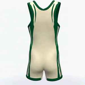 ชุดมวยปล้ำโพลีเอสเตอร์แบบสวมใส่สบายสำหรับทุกเพศ รุ่นใหม่ล่าสุด ปรับแต่งได้ พิมพ์ลายแบบ Sublimation เต็มตัว มีไซส์พลัส สายรัดปรับได้ พร้อมตัวล็อคแบบ Hook and Loop - Product Image 4