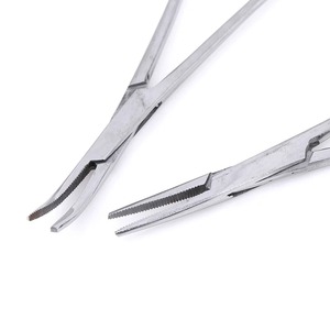 คีมหนีบหลอดเลือด AMETRINE SURGICAL แบบแมนนวล ทำจากสแตนเลส ปลายโค้ง ขนาด 12.5 ซม. ได้รับการรับรองมาตรฐาน CE ระดับ Class I - Product Image 5