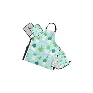 Delantal de cocina de diseño moderno ajustable de algodón 100%, juego de delantal de cocina para restaurante con el mejor precio - Product Image 1