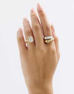3 Carat Cushion Lab Grown <b>Diamond</b> Solitaire Engagement <b>Ring</b> Puffy Bezel Set Modern Anniversary Fine Jewelry Custom 14K 18k Gold - Product Image 2