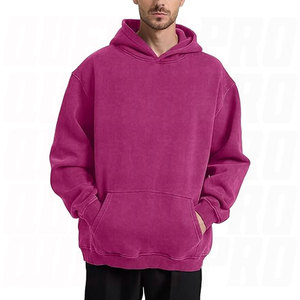 Sudadera con Capucha Extra Grande para Hombre, Estilo Vintage Lavado al Ácido, para Uso Casual o Entrenamientos Deportivos - Product Image 3
