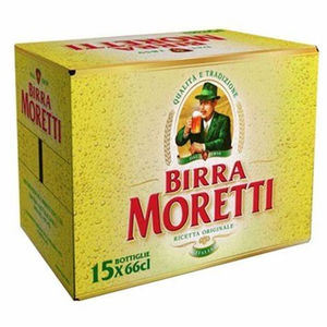 Cerveza Lager Italiana Birra Moretti al por Mayor, Latas de 440ml, Paquetes de 24 Unidades, 4.6% de Alcohol por Volumen, para Tiendas de Conveniencia - Product Image 1