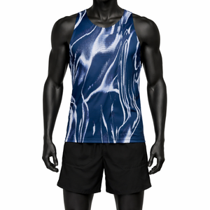 Camiseta Deportiva sin Mangas para Hombre, de Secado Rápido y Transpirable, para Gimnasio, Personalizable por Sublimación, Ropa Deportiva OEM - Product Image 1