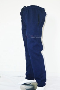 Pantalones Deportivos de Algodón para Hombre, Color Azul Marino, Cintura Elástica con Cordón, Cierre con Cordón, Pantalones Casuales para Correr, Bolsillos Laterales, Ligeros y Transpirables - Product Image 2