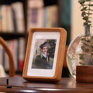 Eco-Friendly Wooden Photo <b>Frames</b> 4x6 5x7 6x8 Wall <b>Mount</b> Full Color Print - Product Image 3