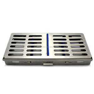 กล่องใส่ถาดฆ่าเชื้อทางทันตกรรม สแตนเลส ใช้งานด้วยมือ สำหรับเครื่องมือ 7 ชิ้น ได้รับมาตรฐาน CE ISO OEM สำหรับใช้ในโรงพยาบาล โดย Medivolve - Product Image 4