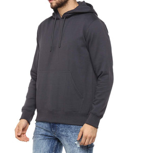 Sudadera con capucha deportiva de felpa 100% algodón para hombre, estilo casual, transpirable, de talla grande, con media cremallera, para invierno, moda 2025 - Product Image 3