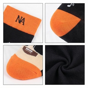 Crew <b>Socks</b> Geometric Pattern Blue Breathable <b>Running</b> <b>Socks</b> for Adults Spring Season - Product Image 4