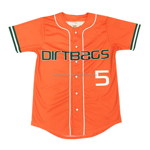 Camisetas Deportivas de Béisbol Personalizadas para Adultos, Diseño Clásico con Botones, Sublimadas, Ropa de Equipo, Diseña Tu Propia Camiseta - Product Image 1