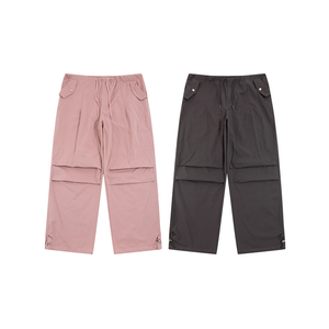 High Quality <b>Men's</b> <b>Wide</b> <b>Leg</b> Nylon Windbreaker Track Pants Loose Fit Streetwear Lightweight Sports <b>Trousers</b> - Product Image 6