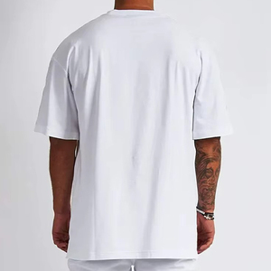เสื้อยืดผู้ชายไซส์ใหญ่ ผ้าฝ้ายคุณภาพพรีเมียม สวมใส่สบาย ทรงโอเวอร์ไซส์ ไหล่ตก น้ำหนักมาก เป็นมิตรต่อสิ่งแวดล้อม - Product Image 3