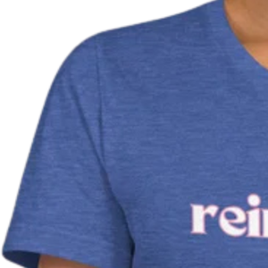 เสื้อยืดกราฟิกสีน้ำเงิน Reimagine พร้อมดีไซน์พิมพ์ตัวอักษรด้านหน้า เสื้อยืดแขนสั้นผ้าฝ้ายลำลอง เสื้อผ้าแฟชั่นสตรีทแวร์สำหรับผู้ชาย - Product Image 5