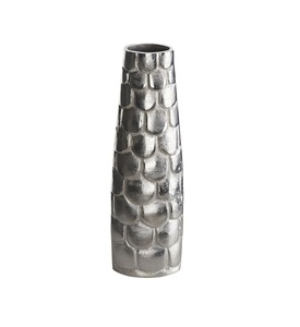 Rustic Steel Flower Vase Decorative Farmhouse Interior Handmade Floral Arrangement Elegant Home <b>Table</b> Accent Collection Display - Product Image 1