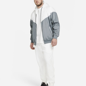 Unisex Custom Made Fashionable Casual Sport Wear <b>Jacket</b> Contrasting colors <b>Jacket</b> Lightweight Hooded Windbreaker <b>Jacket</b> For <b>Men</b> - Product Image 1