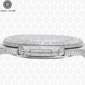 นาฬิกาข้อมือ Charm_Jewells รุ่นหรูหรา สแตนเลสสตีล ทรง Tonneau ขนาด 38 มม. ประดับเพชร คริสตัลแซฟไฟร์ ระบบอนาล็อก ควอตซ์ แฟชั่นสำหรับผู้หญิง - Product Image 6