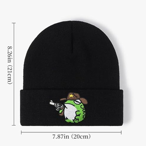 Bulk Beanie Hats Wholesale Custom Logo <b>Winter</b> Knit <b>Cap</b> Unisex Plain Acrylic Warm Skull <b>Cap</b> Supplier Factory - Product Image 4